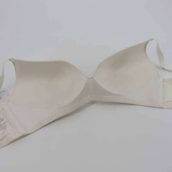 Tranquil & True Womens Plus Size 3X Bra Wire Free Lightly Lined Solid White NEW - Picture 7 of 15